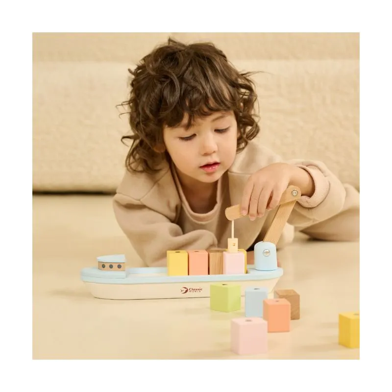 Classic World Toys Block Boat