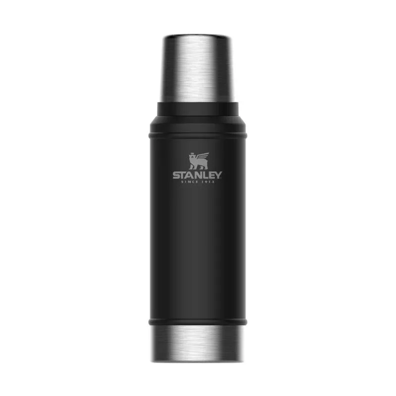 Stanley Classic Legendary Bottle | 0.75L -  Matte Black Pebble