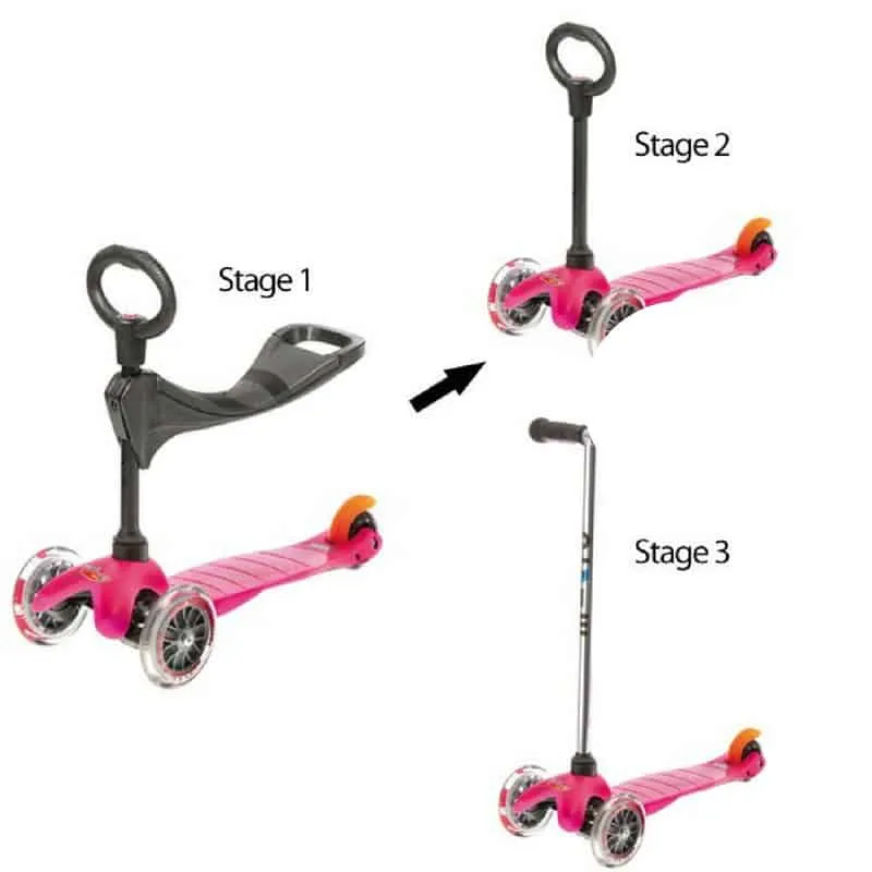 Mini Micro Pink O-Bar & Seat