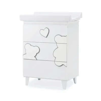 Italbaby Matisse Three Drawer Bath White