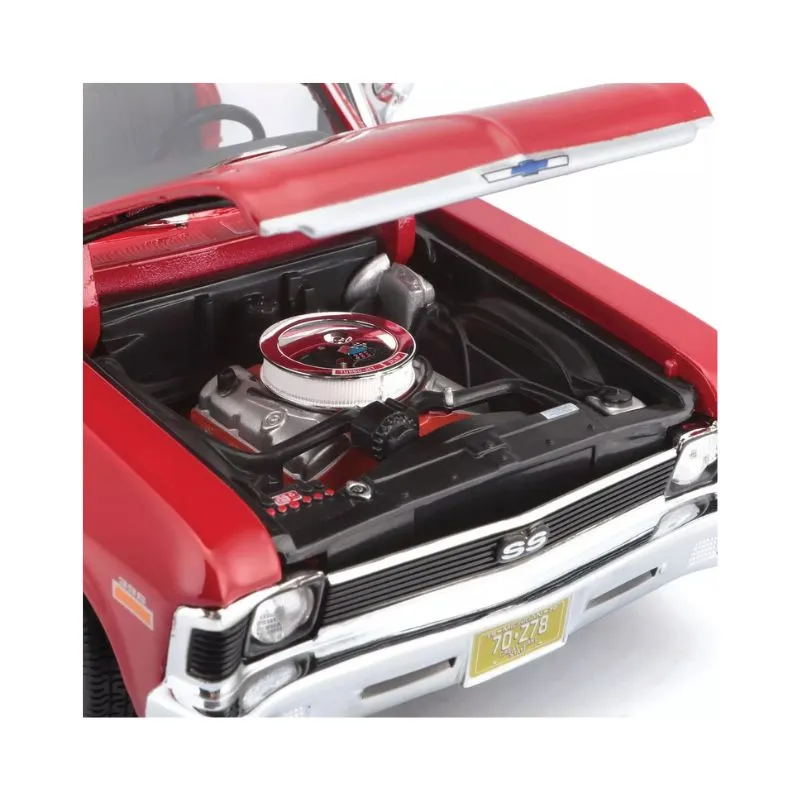 Maisto 1970 Chevrolet Nova SS Coupe Red 1:18