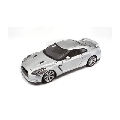 Bburago 2009 Nissan GT-R R35 Silver 1:18