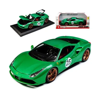 Bburago Ferrari 488 GTB 70th Anniversary The Green Jewel 1:18