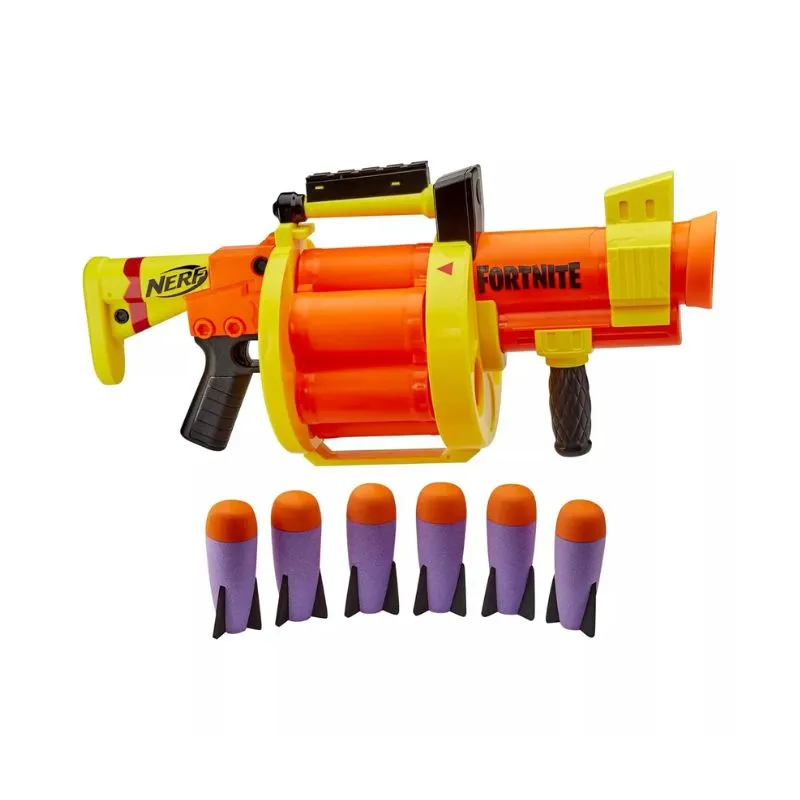Nerf Fortnite Grenade Launcher Rocket-Firing Blaster