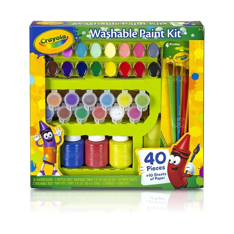 Crayola Washable Kid’s Paint Kit