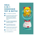 Hola 2-in-1 Highchair Toy – Kung Fu Bear