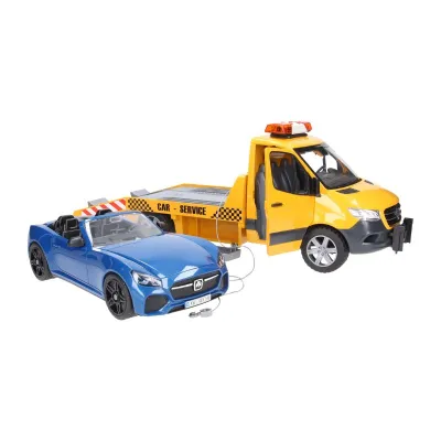 Bruder MB Sprinter Tow Truck w/ Roaster, Light & Sound Module