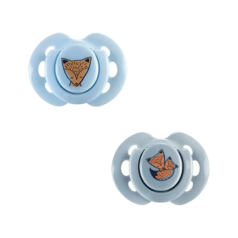 Tommee Tippee Fun Friends Soother 0-6m - Blue