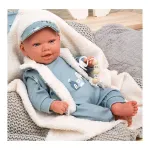 Arias Dolls Bruno Reborn doll with blanket