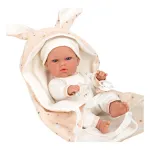 Arias Dolls Beige Natal Elegance doll with blanket 30cm