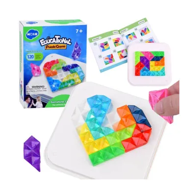 Hola Educational Puzzle Game Gemstone Challenge