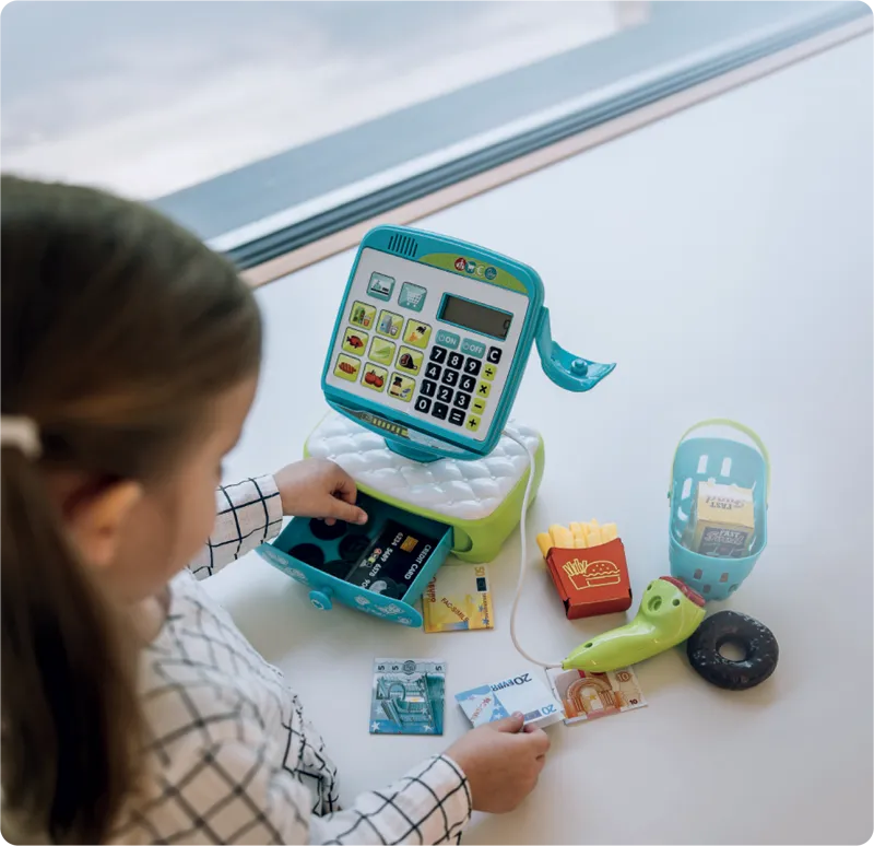 FreeOn Free2play Cash Register with Scanner and Accessories