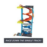 Hot Wheels City Transforming Race Tower Playset, Track Set With 1 Toy Car