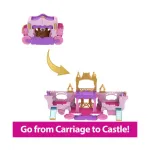 Disney Princess Carriage To Castle Transforming Playset With Aurora Small Doll