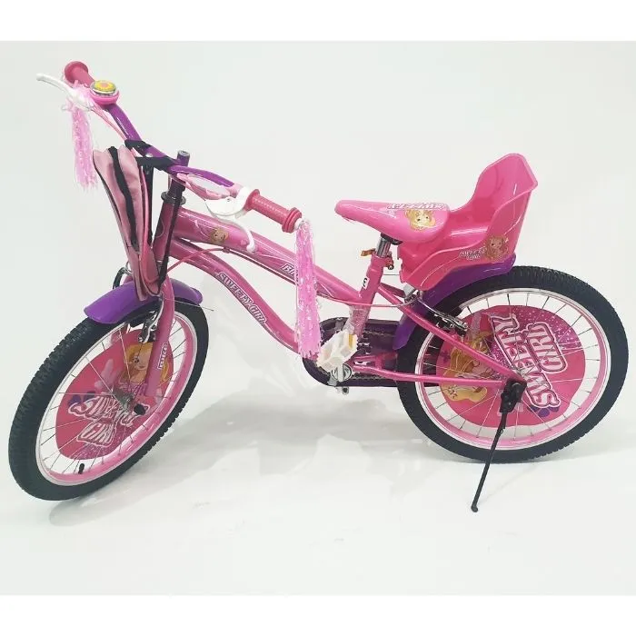 Girls Bike With Bag 18 inch
