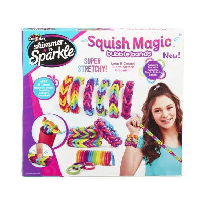 Cra-Z-Loom Shimmer N Sparkle Squish Magic Bubble Bands 