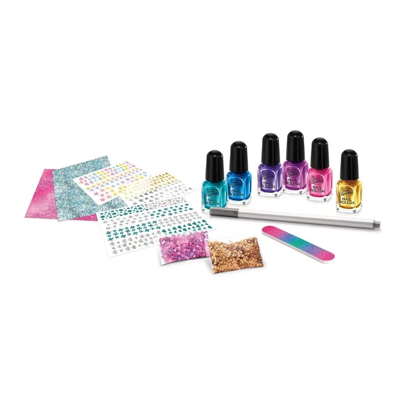 Cra-z-art Shimmer 'n Sparkle Metallic Rainbow Nail Art Kit