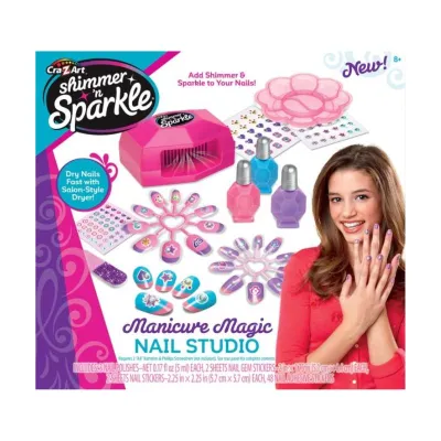 Cra-Z-art Shimmer & Sparkle Manicure Magic Nail Studio 
