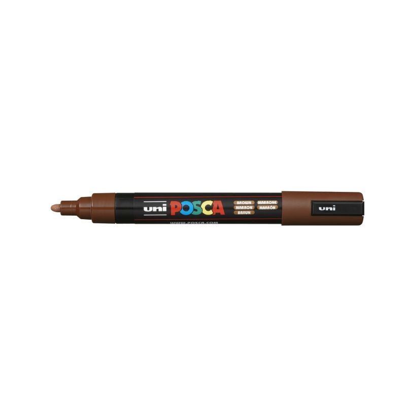 Uniball Posca 5M 1.8-2.5 mm Bullet Shaped Marker Pen – Brown