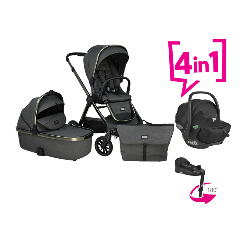 Bebe Stars Modular System Onyx 4in1 Lava Grey
